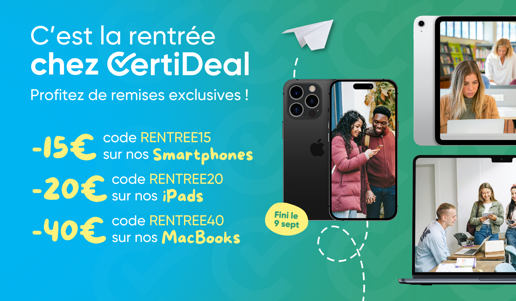 Opération Back To School CertiDeal